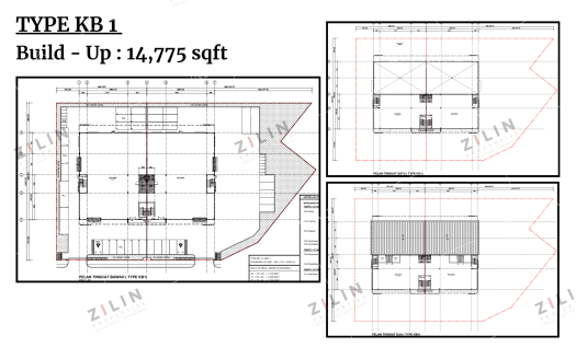 KAPAR @ 3 STOREY SEMI-D FACTORY FOR SALE